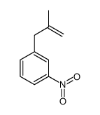 1-(2-methylprop-2-enyl)-3-nitrobenzene结构式