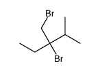3-Bromo-3-(bromomethyl)-2-methylpentane Structure