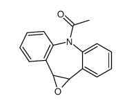 5-acetyl-10,11-epoxy-10,11-dihydro-5H-dibenz[b,f]azepine结构式