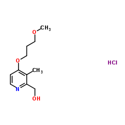 [4-(3-Methyoxypropoxy)-3-methyl-2-pyridinyl]methanol hydrochloride Structure