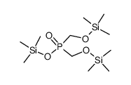 Trimethylsilyl-bis[(trimethylsiloxy)methyl]phosphinat Structure