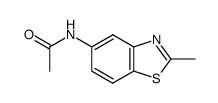 Acetamide, N-(2-methyl-5-benzothiazolyl)- (9CI) Structure