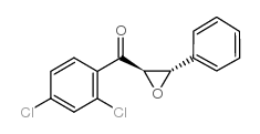 (2,4-二氯苯基)[(2r,3s)-3-苯基环氧乙烷]-甲酮结构式