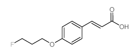 3-[4-(3-FLUOROPROPOXY)PHENYL]ACRYLIC ACID结构式