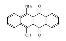 5,12-Naphthacenedione,6-amino-11-hydroxy- Structure