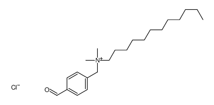 dodecyl-[(4-formylphenyl)methyl]-dimethylazanium,chloride Structure