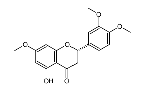 7,3',4'-Tri-O-methyleriodictyol structure