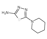 5-哌啶-1-基-1,3,4-噻二唑-2-胺结构式