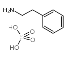 2-苯乙胺硫酸盐结构式