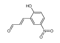 2-hydroxy-5-nitrocinnamaldehyde Structure