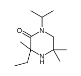3-ethyl-3,5,5-trimethyl-1-propan-2-ylpiperazin-2-one Structure