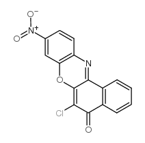6-CHLORO-9-NITRO-5-OXO-5H-BENZO[A]PHENOXAZINE结构式