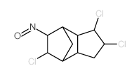 4, exo-1,2,5-trichlorohexahydro-6-nitroso-, dimer Structure