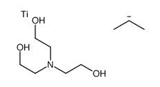 钛(IV) (三乙醇胺酸根)异丙醇结构式