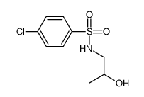 4-氯-N-(2-羟基丙基)苯磺酰胺结构式
