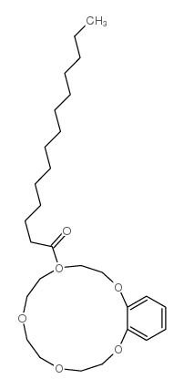 4-myristoylbenzo-15-crown-5 Structure