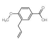 3-烯丙基-4-甲氧基苯甲酸结构式