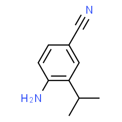 4-氨基-3-异丙基苯腈结构式