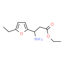 2-Furanpropanoicacid,bta-amino-5-ethyl-,ethylester(9CI) Structure
