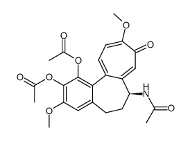 1,2-Diacetyl-1,2-didemethylcolchicine Structure