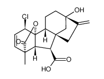 1β-chlorogibberellin A5结构式