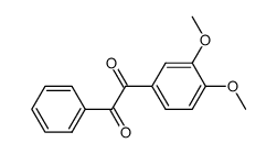 1-(3,4-dimethoxyphenyl)-2-phenylethane-1,2-dione结构式
