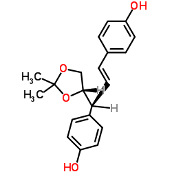 脱碳木脂素缩丙酮结构式