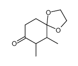 6,7-dimethyl-1,4-dioxaspiro[4.5]decan-8-one Structure