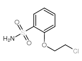 2-(2-Chloroethoxy)benzenesulfonamide structure