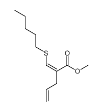 methyl (Z)-2-((pentylthio)methylene)pent-4-enoate结构式