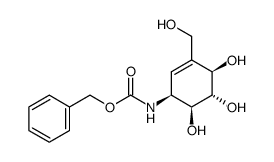 N-(benzyloxycarbonyl)valienamine Structure