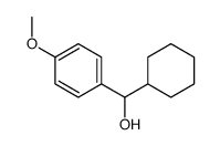 Cyclohexyl(4-methoxyphenyl)methanol Structure