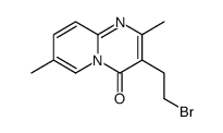 3-(2-bromoethyl)-2,7-dimethyl-4H-pyrido[1,2-a]pyrimidin-4-one Structure