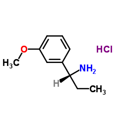 (R)-1-(3-甲氧基苯基)丙-1-胺盐酸盐结构式