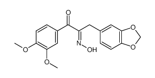 3-benzo[1,3]dioxol-5-yl-1-(3,4-dimethoxy-phenyl)-propane-1,2-dione-2-oxime Structure