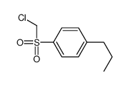 1-(chloromethylsulfonyl)-4-propylbenzene Structure