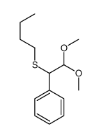 (1-butylsulfanyl-2,2-dimethoxyethyl)benzene Structure