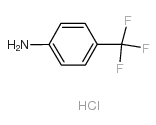 4-(三氟甲基)苯胺盐酸盐结构式