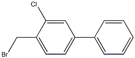 2-chloro-4-phenylbenzyl bromide结构式