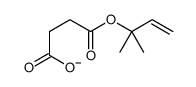 4-(2-methylbut-3-en-2-yloxy)-4-oxobutanoate Structure