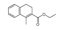 1-methyl-3,4-dihydro-[2]naphthoic acid ethyl ester Structure