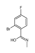 2-bromo-4-fluoro-N-methylbenzamide Structure