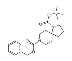 8-Benzyl 1-(2-methyl-2-propanyl) 1,8-diazaspiro[4.5]decane-1,8-di carboxylate Structure