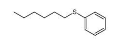 hexyl phenyl sulfide Structure