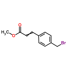 4-溴甲基肉桂酸甲酯结构式