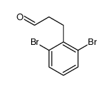 3-(2,6-Dibromophenyl)propanal Structure