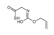 2-(prop-2-enoxycarbonylamino)ethanethioic S-acid结构式