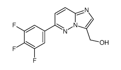 (6-(3,4,5-trifluorophenyl)imidazo[1,2-b]pyridazin-3-yl)methanol结构式
