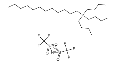 tributyldodecylphosphonium bis(trifluoromethylsulfonyl)imide Structure