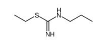 S-Ethyl-N-propyl-isothioharnstoff结构式